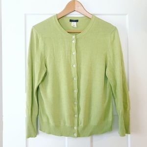 JCrew Cotton 3/4 Sleeve Cardigan